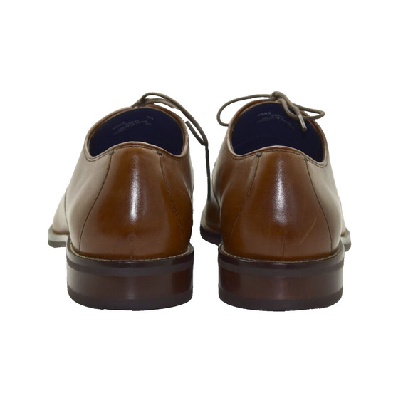 B6 Auth COLE HAAN Lenox Hill British Tan Leather Cap Toe Oxford Shoes Size 9M - Picture 4 of 6